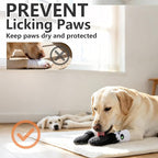 EXPAWLORER Anti Slip Dog Socks to Prevent Licking Paws for Cold Winter, Double Sides Dog Shoes Boots & Paw Protectors Booties for Hardwood Floors with Grip Small Medium Large Senior Dogs Halloween L