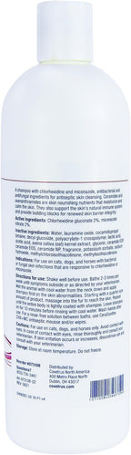 CeraSoothe® CHX+MC Antiseptic Shampoo for Dogs, Cats & Horses – Skin Cleansing with Chlorhexidine & Miconazole 16 oz