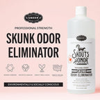 SKOUT'S HONOR Skunk Odor Eliminator for Pets, 32 oz, 2-Pack | Instantly Eliminates Skunk Spray Odor on Pets, Indoor and Outdoor Surfaces, Eco-Friendly Plant-Powered