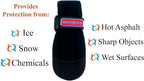 All Weather Neoprene Paw Protector Dog Boots with Reflective Straps in 5 Sizes! (Black Small)
