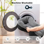 INVENHO Large Dog Beds Large Sized Dog, Washable Orthopedic Warming Soft Sleeping Durable with Anti-Slip Bottom