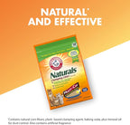 ARM & HAMMER Naturals Clumping Cat Litter, Multi Cat, 18 lbs | Plant-Based, Easy Scoop Clumps, Outstanding Odor Control, 2X Liquid Absorption, Low Dust, Lightweight Formula