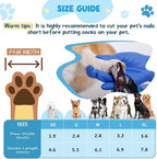 Dog Socks to Prevent Licking Paws, Anti Slip Dog Boots & Paw Protectors for Hardwood Floors, Toe Grips for Small Medium Large Senior Dogs, Dog Shoes for Hot/Cold Pavement(Pink Bone,S)