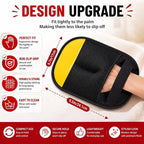 2PCS Pet Hair Removal Gloves for Dogs & Cats, Reusable Electrostatic Pet Hair Remover Tool, Magic Fur Removal Glove for Clothing, Couch, Carpet & Car