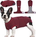 Kuoser Recovery Suit for Dogs Cats, Soft Dog Surgery Suit Female Male Spay | Professional Dog Onesie for Surgery, Substitute E-Collar & Cone, Prevent Licking Dog surgical suit Pet Neuter Suit