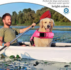 Fragralley Dog Life Jacket Shark, Dog Life Vest Adjustable Ripstop, Dog Swimming Safety Vest with Superior Buoyancy & Rescue Handle for Small Medium Large Dogs, Swim, Pool, Beach, Boating