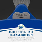 FURminator Large Dog Undercoat deShedding Tool for Long Hair | Reduces Loose Hair From Shedding, Easy Clean-Up, For Dogs Over 50 lbs, Use Weekly, Ergonomic Handle For Comfort