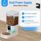 Frienhund Automatic Cat Feeder with 2K Camera: 5G WiFi Automatic Dog Feeder with Night Vision,Cat Food Dispenser with 7L Large Food Storage Container for Multiple Pet,Detachable for Easy Clean -29 Cup