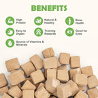Freeze-Dried Chicken Liver Treats for Dogs and Cats, 6 oz | Single Ingredient, High Protein Recipe, Grain-Free Snack, Food Topper Use, Training Treats