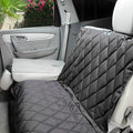 4Knines Dog Hammock – Rear Seat Cover for 60/40 Split Bench w/Armrest (Black, Small)
