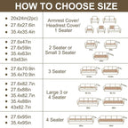 Smiry Couch Cover for Dogs, Non Slip Fuzzy Pet Sofa Covers Washable | Sofa Slipcovers for Sectional Couch, Soft Thick Furniture Protector for Cats Dogs, Against Fur, Dirt, Scratch (43"x63")