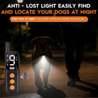 MKZ Dogs Training Collar with Remote 3300FT Dog Training Collar IPX7 Waterproof Rechargeable Safe Shock Collar for All Breed Dogs with Beep, Vibration, Safety Shock, Security Lock 10-120 lbs
