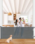 COMOMY 118" Retractable Baby Gates Extra Wide, Retractable Dog Gate for Large Openings, Extra Long Dog Gates for The House, Extra Large Mesh Pet Gate for Stairs, Doorways, Hallways, Indoor&Outdoor | Extra Long Dog Gates for The House, Extra Large Mesh ...