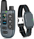 Shock Collar for Dogs, IP67 Waterproof Dog Training Collar with Remote Control, 3 Modes: Beep, Vibration, Safe Static, Rechargeable Adjustable for 15-110lbs Medium Large Dogs