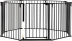 Regalo Safety 24"-192" Metal 2-in-1 Super Wide Baby Gate & Play Yard