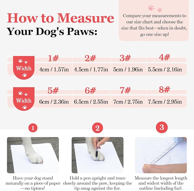 Allroaring 4PCS Dog Shoes for Hot Pavement, Anti-Slip Dog Boots Pink-5 | Non-Slip Rubber Sole, Durable Reflective Straps, Paw Protector for Snow & Hot Pavement, for Medium Large Dogs – Pink/Black