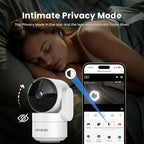 Indoor Security Cameras, Alexa Camera for Baby/Elderly/Pet Monitoring | AI Smart Detection & Alarm, 2-Way Audio, Night Vision, 2.4G WiFi App Control, Cloud & SD Card Storage, 3 Pack