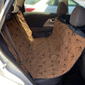 Molly Mutt 3-in-1 Back Seat Cover for Dogs, 100% Cotton Canvas Back Seat Hammock with Headrest Straps, Belt Slots, & Anchors, Non-Skid Cargo Area Cover, Machine Washable, No Harmful Chemicals, 56"x56"