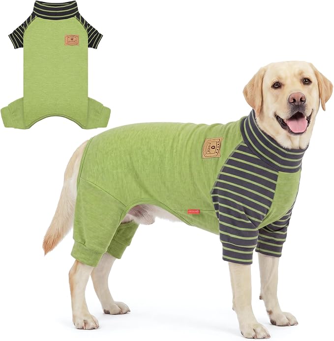 KYEESE Turtleneck Dog Pajamas for Small Medium Large Dogs Warm Dog Onesie | 4-Way Stretch, Lightweight & Breathable, Reduces Shedding, Gentle on Sensitive Skin, Recovery Support, Easy Potty Breaks