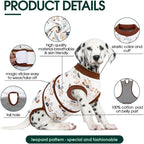 Kuoser Dog Recovery Suit for Post-Surgery Care, Spay Neuter Bodysuit for Female & Male Dogs, Anti-Licking Surgical Onesie, Snug Fit for Abdominal Wound Protection & Skin Healing, BrownPony XS