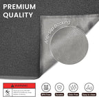 Andalus Extra Large Cat Litter Mat, Pack of 1 - Waterproof, Non-Slip & Easy to Clean Cat Litter Box Mat for Extra Efficient Pet Litter-Trapping, Grey (35” X 23”)