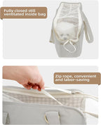 ONECUTE Dog Purse Carrier for Small Dogs Rabbit cat with Large Pockets, Cotton Bag, Dog Carrier Soft Sided, Collapsible Travel Puppy Carrier (Grey, 13.6" L x 6.5" W x 10" H)
