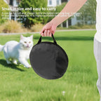 Outdoor Cat Enclosure 2-in-1, Extra Large Pop Up Cat Rolling Tent with 134" Tunnel for Indoor Cats, Expandable Foldable Cat Playpen for Backyard Camping, Fits Small Animals,1-Min Setup