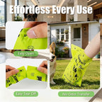 Certified Home Compostable Dog Poop Bags Rolls,Unscented Poop Bags for Dogs,Doggie Litter Bags,Extra Strong Doggy Waste Bags,300 Counts
