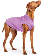 Goldpaw Dog Sun Shirt with UV Protection - Lightweight, Cooling Sun Protection Clothing for Medium Dogs - Reduce Heat Absorption - Pet Clothes Made in the USA - Machine Washable - Violet - Size 18