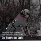 IECOii Extra Warm Dog Coat - Reflective, Adjustable Winter Jacket with Buckle & Fleece Turtleneck Dog Jackets for Small Dogs, Waterproof & Windproof Fleece Vest for Cold Weather, Pink, Small