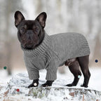 IECOii XXXL Dog Sweater,Warm Dog Sweaters for Extra Large Dogs Girl Boy,Stretchy & Cozy,Turtleneck Knitted Pullover for Pet Wear On Holiday,Easy On Doggy Sweatshirt for Labrador (Light Grey,XXXL)