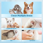 All Natural Pet Grooming Wipes, 100 Fresh Counts, Extra Moist & Thick, Natural Wipes for Dogs & Cats, Puppies & Kittens (Pack of 3)