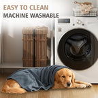 Ameritex Pet Bed Blanket Reversible 100% Waterproof Velvet Super Soft for Sofa and Bed