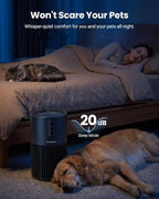 Air Purifiers for Home Pets | Smart HEPA Pet Air Purifier for Bedroom, Smart WiFi 2200 Sq.Ft, Alexa Control, Washable Filter for Smoke Dust Odor