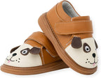 Wee Squeak Toddler Squeaky Shoes Fetch The Dog Brown