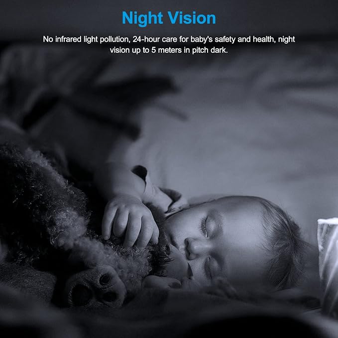wansview 2K Indoor/Pet Cameras for Home Security, 2.4G WiFi Only, Q5 3MP B | Home Indoor Camera for Baby/Pet/Nanny, Motion Detection, 2 Way Audio Night Vision, Works with Alexa, with TF Card and Cloud