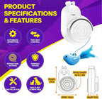 Interactive Cat Toys for Indoor Cats: Automatic Electric Flying Bird Feather & Mouse Wand, Rechargeable Electric Hanging Play Chase Exercise Moving Enrichment Toy for Bored Kittens and Adult Cats | CATPICK Rechargeable Door Frame Hanging Play Chase Exe...