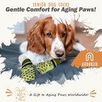 Anti Slip Dog Socks to Prevent Licking Paws, Dog Shoes for Hot/Cold Pavement, Dog Boots on Hardwood Floors, Traction Control Dog Booties & Paw Protectors for Small Medium Large Senior Dogs