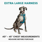 Embark Adventure XL Dog Harness – No-Pull, Reflective Trim, Military-Grade Nylon, 2 Leash Clips with Gel-Lined Handle, Soft & Padded