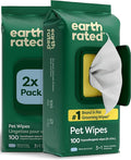 Earth Rated Dog Wipes for Paws & Butt, Deodorizing, White Tea & Basil, 200ct