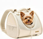 Small Dog Cat Chest Carrier Backpack,Adjustable Ventilated Front Facing Backpack Carrier for Small Dogs Cats Puppy,Airline Approved Lightweight Doggy Backpack for Travel Hiking Outdoor