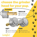 Dog Nail Grinder - Regular - Replacement Head - for Small, Medium & Large Dogs - Premium Quality - Diamond Tip Drill Bit - Professional Dog Nail Trimmers - Grooming Tool kit - 1 Pack
