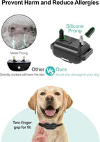 Dog Training Collar with Remote - Large Dog Shock Collar, 3 Pack | 2600 ft Range, IP65 Waterproof, Flashlight, Beep Vibe Adjustable Static Modes for Recall Guide, Train Sit, Bad Dog Behaviors