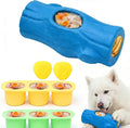Dog Toys for Aggressive Chewers, Interactive Indestructible Dog Toys with Frozen Treat Function, Durable Dog Puzzle Toy for Large & Medium Dogs, Reduces Anxiety & Extends Playtime, Blue