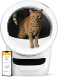 Litter-Robot 4 by Whisker, White | Automatic, Self-Cleaning Cat Litter Box, Helps Reduce Litter Box Odors, Works with Any Clumping Litter