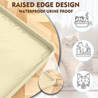 Cat Litter Mat 24" x 16",Soft Silicone Material, Easy Clean Waterproof No Slip Litter Tray Mat, Durable Cat Mat For Indoor,Garden