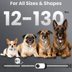 Dog Bark Collar for Large Medium Small Dogs, Rechargeable Smart Bark Collar, Anti Barking, Humane Dog Training Device with 5 Adjustable Sensitivity Beep Vibration