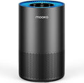 MOOKA H13 HEPA Air Purifier for Home Pet Large Room Up to 1300ft², Black | AP-S0610L, 360° Air Intake, 13dB Sleep Mode, Night Light, Child Lock, Fragrance, Timer, Bedroom Wildfire Smoke Dust Pollen