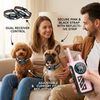 Dog Shock Collar with Remote Control, Shock Collar for Dogs, 2-in-1 Upgraded 3300FT Super Long Range Rechargeable Dog Shock Collar, 4 Safe Modes, IPX7 Waterproof Receiver