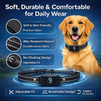 Dog Training Collar with Remote for Small & Medium Dogs (10–100lbs), 1300FT Range, 3 Training Modes (Beep/Vibration/Safe Shock), 9 Levels, Rechargeable Waterproof E-Collar